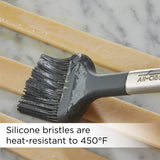All-Clad Specialty Silicone Kitchen Gadgets Pastry Brush Kitchen Tools, Kitchen Hacks Silver All-Clad