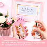 120 Pieces Sublimation Air Freshener Blanks DIY Air Freshener Sheets Blank Car Pressed Air Freshener Felt Polyester Laser Cut Blanks for Car Travel Heat Press Ornaments with Elastic Cord, 5 Styles Zonon