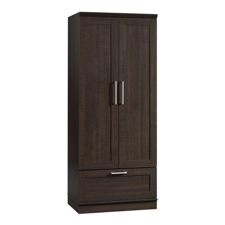 Sauder HomePlus Wardrobe/Pantry cabinets, L: 28.98" x W: 20.95" x H: 71.18", Dakota Oak finish Sauder