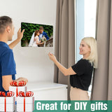 Hicarer 10Pcs Sublimation Blank Aluminum Signs Metal Signs Sublimation Signs White Sign Blanks for Outdoor Birthday Parking Yard Office Garage Business Rent Workplace Home Delivery Sign(12 x 8 Inch) Hicarer