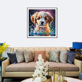 Anuver Dog Diamond Art Kits for Adults, 5D DIY Diamond Painting Kits for Beginners, Full Drill Diamond Painting Kits for Home Wall Decor, 12x12 Inch Anuver