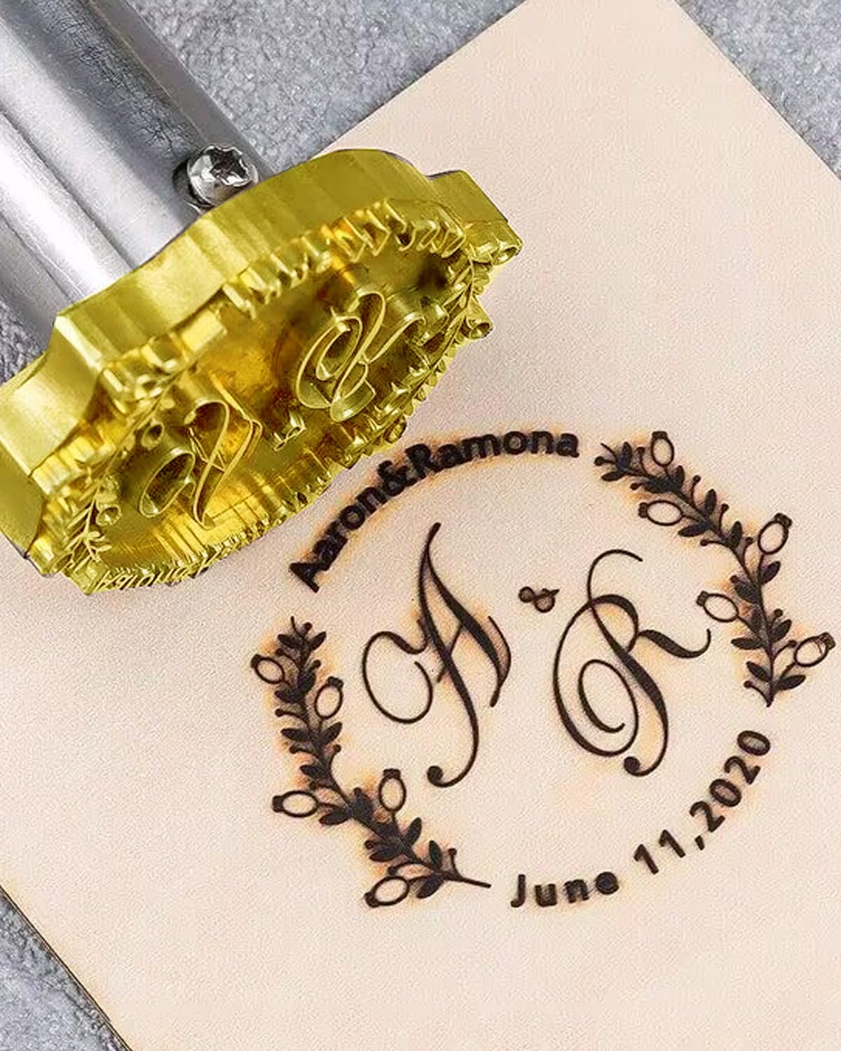 Custom Electric Branding Iron Stamp for Woodworking - Arokimi (1"x1") Arokimi