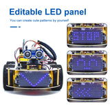 KEYESTUDIO Smart Car Robot,4WD Programmable DIY Starter Kit for Arduino for Uno R3,Electronics Programming Project/STEM Educational/Science Coding Kit for Teens Adults,15+ KEYESTUDIO