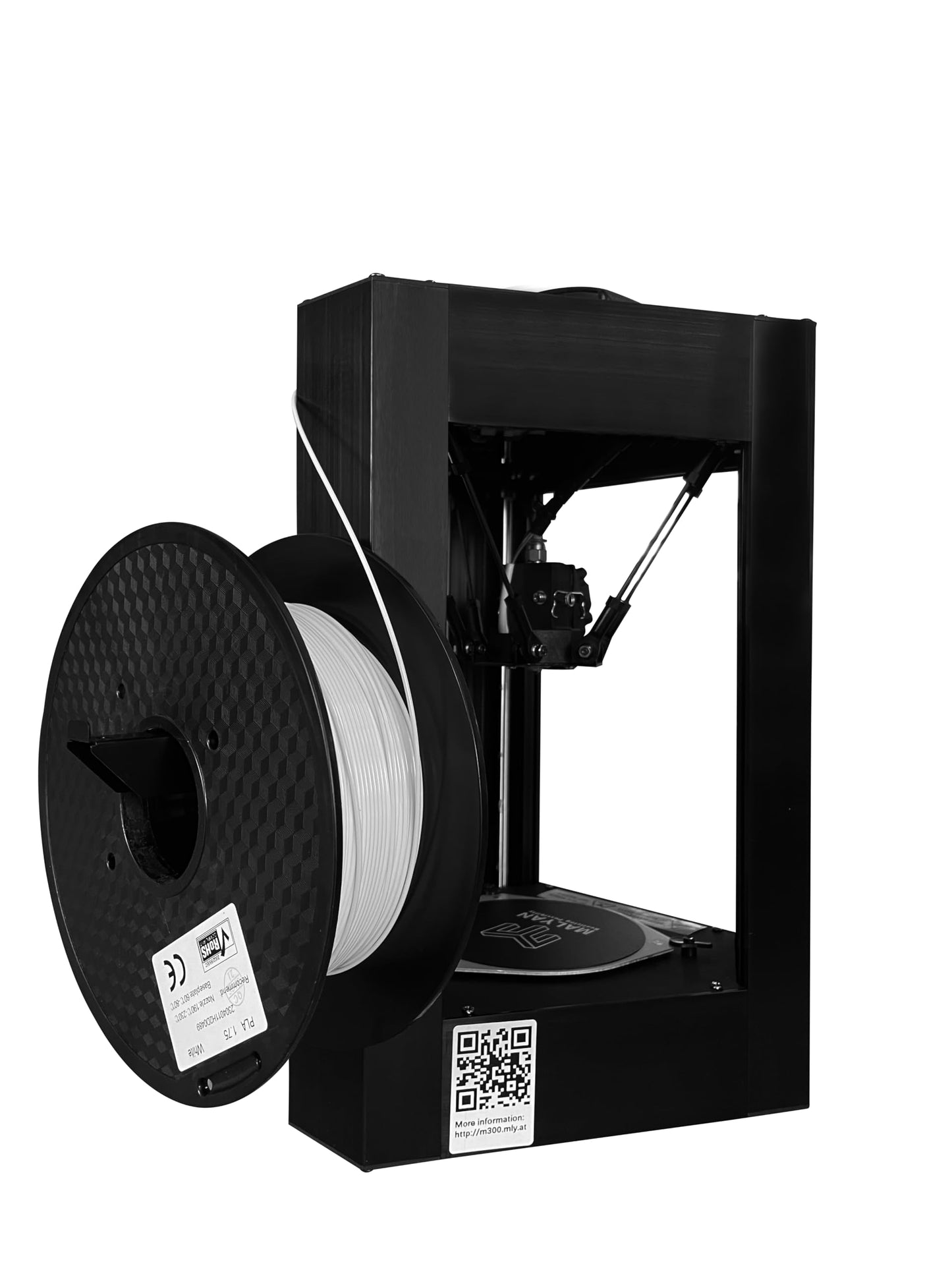 MALYAN M300 Mini 3D Printer - Fully Assembled FDM 3D Printers for Kids and Beginners, Small FDM 3D Printer for Home Use,Printing Size 100*φ100 mm - WoodArtSupply