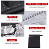 7/8/9 Foot Billiard Pool Table Cover, Pool Table Cover, Waterproof&Tearproof Cover for Pool Table with Storage Bag, Indoor Outdoor All Season Sun Rain Snow Dust Protection Snooker Table Covers (7ft) RUBY.Q