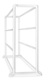 Whitmor 4 Tier 20 Pair Floor Shoe Rack - White Whitmor
