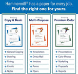 Hammermill Colored Paper, 20 lb Cream Printer Paper, 8.5 x 11-1 Ream (500 Sheets) - Made in the USA, Pastel Paper, 168030R Hammermill