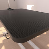 Hydraulic Dog Pet Grooming Table, 42 Inch Heavy Duty Z Lift Structure Professional Dog Grooming Table Suitable for Large Dogs at Home with Adjustable Arms, Clamps and 2 Grooming Noose, Black Afqxf