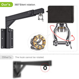 Dolibest Wall Mount Heavy Bag Hanger, Heavy Duty Punching Bag Hanger, Adjustable Boxing Bag Hanger Stand for Home Gym Indoor Outdoor, (800 LB Capacity) Dolibest