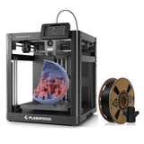 FLASHFORGE Adventurer 5M 3D Printer with Extra 1KG HS PETG Black Filament FLASHFORGE