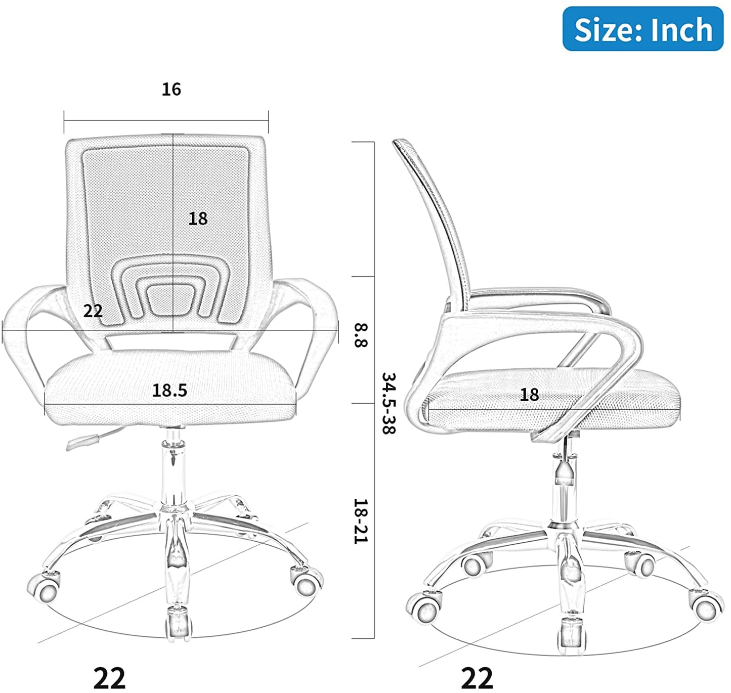 Bonzy Home 8ft Conference Tables Chair Set, 94.4"x47.2"x29.5" Table & 10pcs Chairs, Office Computer Desk and Chair Set for Meeting Room Study Office Furniture Set for 10 People - WoodArtSupply