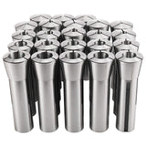 BTSHUB 23pc 1/16-3/4 inches Precision R8 Collets Set Mill Chuck Holder Hardened T.I.R. 0.0006" Lathe BTSHUB