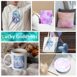 Watercolor Transfer Sheets, 12x12" Pre-ed Sublimation Paper for DIY T- Shirts, Mug Heat Press, Coaster Blank Lucky Goddness