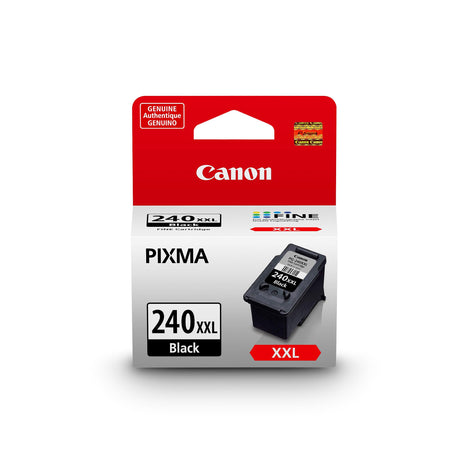 Canon PG-240 XXL Genuine Black Ink Cartridge, Compatible with MG2120/3120/4120, MX512/432/472/372/392/522/532/452, MG2220/3220/4220/3520/3620, TS5120 Canon