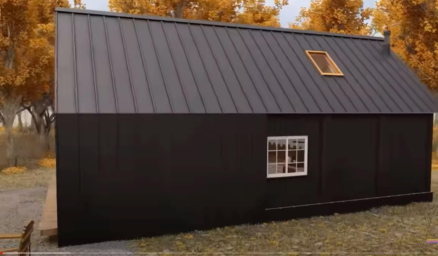 Generic Metal roofed Container House, Customized, HF-20231205