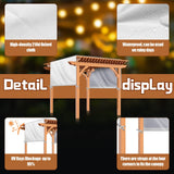 Wowangce Universal Pergola Replacement Canopy Outdoor Canopy Shade Cover Beige Waterproof Shade Canopy Top Cover for Outdoor Patio Porch Backyard(12 x 10 Ft) Wowangce