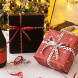 20 Rolls 100 Yards Christmas Ribbon for Gift Wrapping, 3/8 Inch Wide Grosgrain Ribbon, Thin Christmas Ribbon for Holiday Christmas Tree DIY Crafts expectation