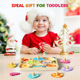 Zeoddler Wooden Puzzles for Toddlers, 8 Pcs Dinosaur Matching Egg Puzzle, Montessori Toys for Boy Girl Easter Birthday Gifts, Preschool Learning Activities & Educational Toys for Boys, Girls Zeoddler