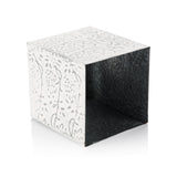 Modern Farmhouse Tissue Box Cover, Decorative Tissue Box Holder, Square Tissue Box Cover, Country Chic Distressed White Tissue Box Cover, Rustic Metal Tissue Box Cover, Kleenex Holder for Bathroom CRAFTSMAN ROAD