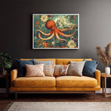 Octopus Paint by Numbers for Adult, Octopus Paint by Numbers Kit for Adults Beginners, DIY Acrylic Painting on Canvas for Home Wall Art Decor(16x20Inch Mandun