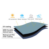 Baner Garden Patio Furniture Covers,Outdoor Furniture Cover Waterproof,Patio Furniture Set Covers for 4 Piece Outdoor Conversation Set,Patio Covers Set Beige BANER GARDEN