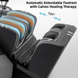 MassaMAX A580 2026 4D Massage Chair for Big & Tall People Full Body Massage Up to 6'10" & 500 lbs, Yoga Stretch, AI Voice Control, 22 Modes, 59" SL Track, Auto Footrest Extension, and Heating (Black) MassaMAX