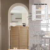 Saloon Doors 30/32/36 in Wide, Modern Swinging Half Door for House, Kitchen, Interior Wood Cafe Door with Hardware, Western Style Premade Bar Doors LVYIHAN