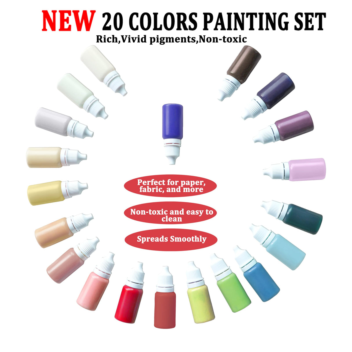27PCS Water Marbling Painting Kit, Christmas Water Paint for Craft, Turkish Marble Pattern Craft Set,Cream Watercolor Art Kit, Perfect for Christmas, Halloween, Thanksgiving & New Year Gifts DGAGA