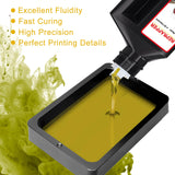 Reprapper Casting 3D Printer Resin, Castable 1kg 3D Printing, Easy to Print and Use, High Resolution 405nm Photopolymer 3D Resin for Jewelry, Bracelets and Metal Parts, Clear Yellow RepRapper