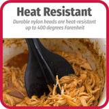 GoodCook Hamburger Meat Chopper, 1 Pack, Black GoodCook