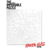 Broken Glass Puzzle - Clear Puzzle - Unique Clearly Impossible Puzzle - Difficult and Fun! - 161 Pieces 10 x 10'' WoodArtSupply