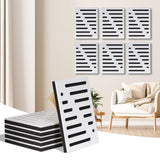 6-Pack Dual-Layer Acoustic Panels, 35.4" x 31.5" x 1.14" Professional Sound Absorption Panels, 2-in-1 Design with Polyester & Foam Layers, Self-adhesive Wall Panels for Studio Home Theater Office QUEENLINK