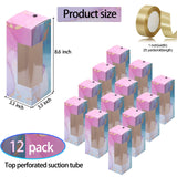 merrisport 12PCS Tumblers Gift Boxes with Ribbon,Sublimation Tumbler Boxes for Packaging 20oz Skinny Straight Tumbler Cup, Birthday Presents Christmas Gift New Year Gift merrisport