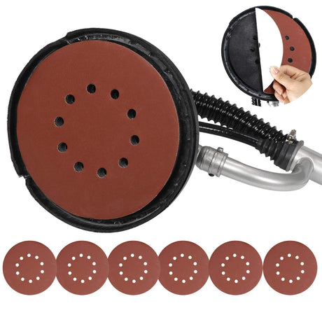 ZENY 800W Electric Drywall Sander Adjustable Variable Speed w/ 6 Sand Pads ZENY
