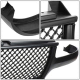 DNA MOTORING GRF-001-T1-MBK Badgeless Diamond Mesh Front Bumper Grille Compatible with 99-02 Silverado 1500 2500, 00-06 Tahoe/Suburban 1500 2500, Matte Black DNA MOTORING