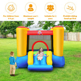 BOUNTECH Inflatable Bounce House, Bouncy House for Kids Indoor Outdoor Party Fun with Heavy Duty Jumping Area, Slide, Portable Toddler Bounce House with 480W Blower Included for Birthday Party Gifts BOUNTECH