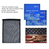YEGAME 1000 Pieces Baseball American Flag Jigsaw Puzzle for Kids, Teens, Adults & Families, Large Format Jigsaw Puzzle Fun Intellectual Decompressing Educational Games YEGAME