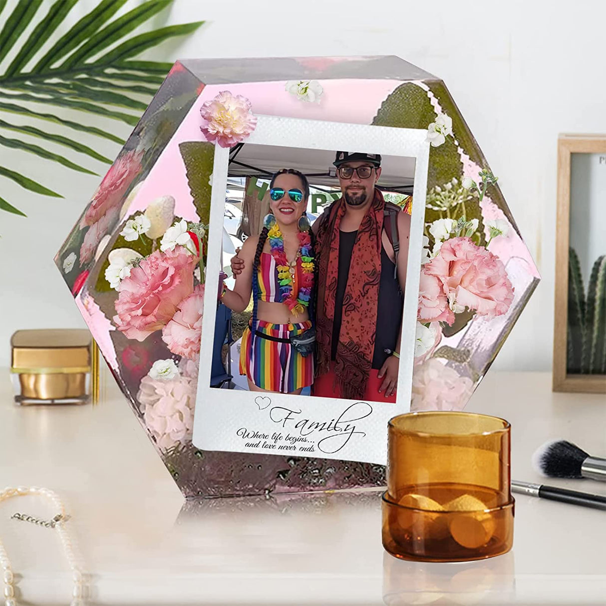 9 Inch Large Silicone Molds for Resin, Large Resin Molds, Upgraded Hexagon Shapes Silicone Molds for Resin Casting for Flowers Preservation, Books Desktop Organizer, Gift and Home Decors OMDBAGD