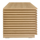 Modway Render 47" Wood Grain Storage Bench in Oak Modway