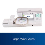 Brother Innov-ís NQ3550W Sewing and Embroidery Machine with Wireless Capability, White Brother
