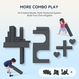 Modular Play Couch for Kids Toddler - 14PCS Kids Sofa to Boost Creativity, Boys and Girls DIY Creativing Playroom Couch for Playroom Bedroom Nursery CoziBB