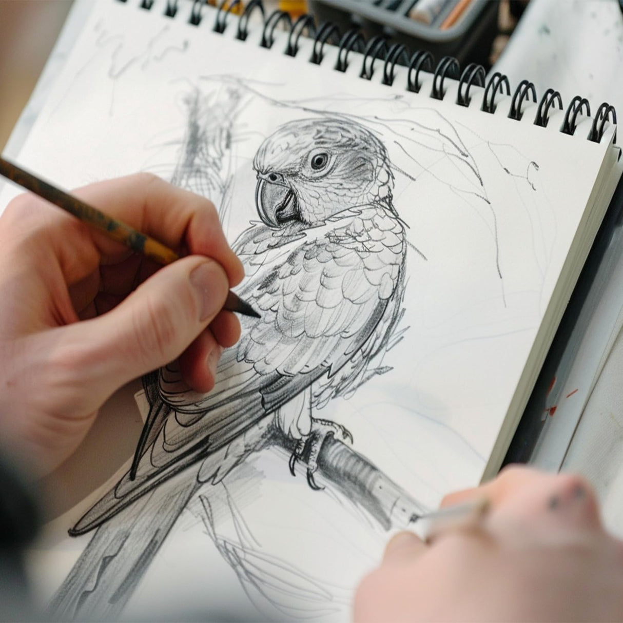 9" x 12" Sketch Book, Top Spiral Sketchbook, 100 Sheets Sketch Pad, (68 lb/100 GSM) Drawing Paper Pad, Drawing Notebook for Kids, Artist Sketchbook for Drawing, Illustration, Classroom Must Haves. Cewei