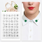 75 Pcs Stick and Stitch Embroidery Paper Designs 3 Sheets A4 Water Soluble Stabilizer for Embroidery Patterns Adhesive Embroidery Transfer Paper with Pre-Printed Flower Leave Butterfly for Hand Sewing KEIFIN