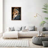 MEIYUDA Virgin Mary Diamond Painting Kits for Adults, 5D Jesus Diamond Art Kits for Beginners, DIY Gem Art Crystal Painting for Home Wall Decor and Present 12x16inch MEIYUDA