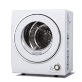 Euhomy 110V Portable Clothes Dryer 850W Compact Laundry Dryers 1.5 cu.ft Front Load Stainless Steel Electric Dryers Machine with Stainless Steel Tub for Apartment,RVs,Dorms,White Easy Control EUHOMY