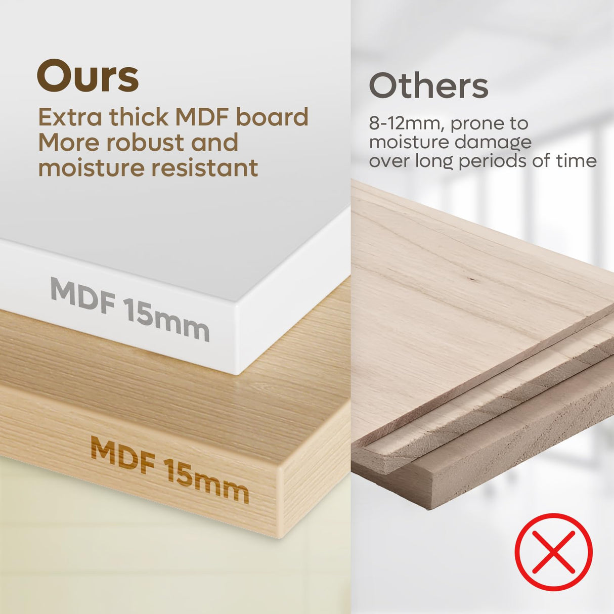 Bestier Fluted Bathroom Wall Cabinet Over The Toilet Storage, 23"x 29" Medicine Cabinet with Adjustable Shelf, Laundry Cabinet Wall Mounted and Kitchen Storage Cabinet(Natural Oak) Bestier