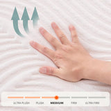 BreezeRest King Mattress 10 Inch Memory Foam Mattress Bed in a Box,Medium Soft Cooling Gel Green Tea King Size Mattress with Breathable Soft Fabric Cover CertiPUR-US Pressure Relieving BreezeRest