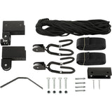 Kayak Hoist Set - Overhead Pulley System for 12-Foot Ceilings - 125lb Capacity Storage for Canoes, Bikes, Ladders, or Kayaks by Rad Sportz (Black) RAD Sportz