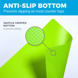 Bamboo Cutting Board Set - Easy-to-Clean Wood Cutting Board Set with 6 Color-Coded Flexible Plastic Cutting Boards with Food Icons - Wooden Cutting Boards For Kitchen - Wooden Chopping Board Set Cooler Kitchen