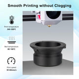 IEMAI Carbon Fiber Nylon Filament 1.75mm, Black PA6-CF 1kg Spool, High-Temp & Wear Resistant, High Strength & Rigidity 3D Filament for Functional Parts & Industrial Tools IEMAI